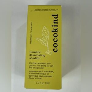Cocokind Turmeric Illuminating Skin Solution Serum 3.72 Oz new